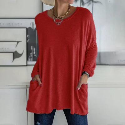Aelira | Relaxed Long Sleeve Top