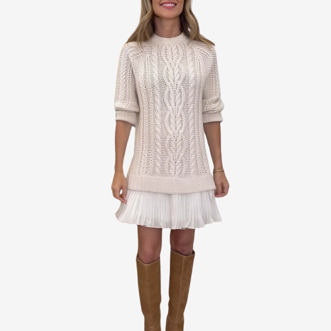 Freya™ - Knitted sweater dress