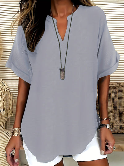 RILEY | RELAXED V-NECK EVERYDAY TEE