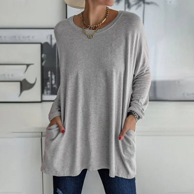 Aelira | Relaxed Long Sleeve Top