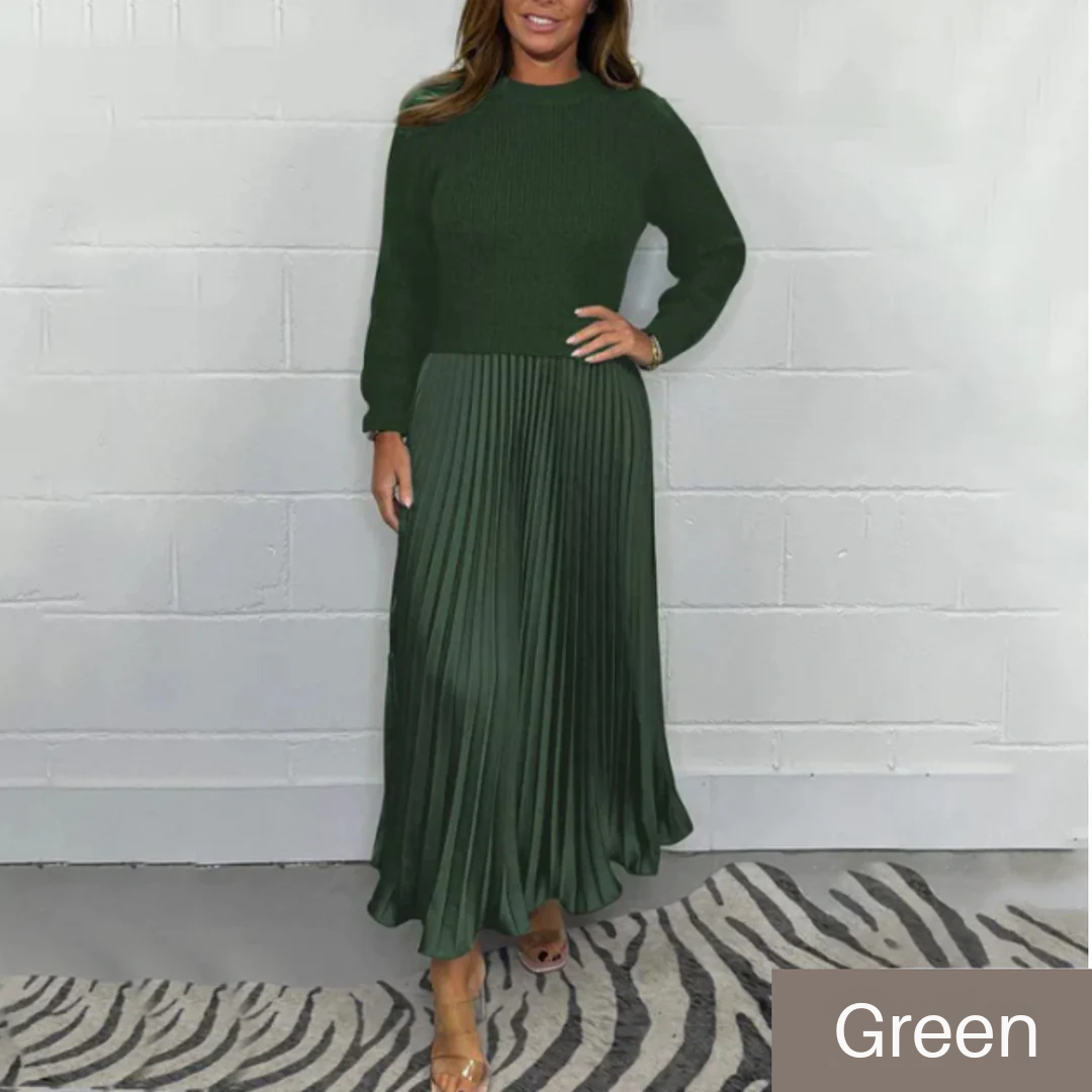 Helena™ | Maxi Dress (Sweater & Skirt Set)