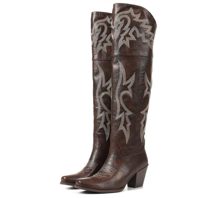 Amelia | Timeless Over-the-Knee Western Boots