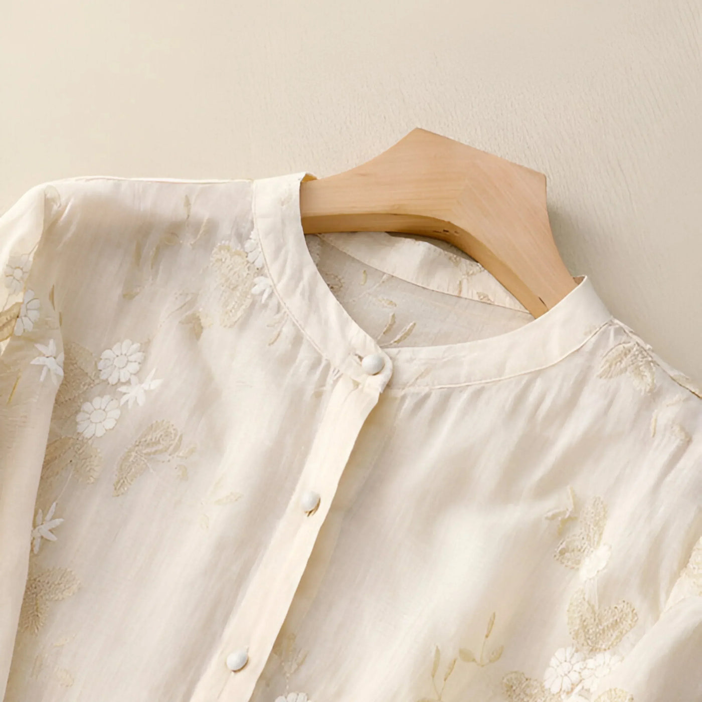 Lina - Embroidered Cotton Top