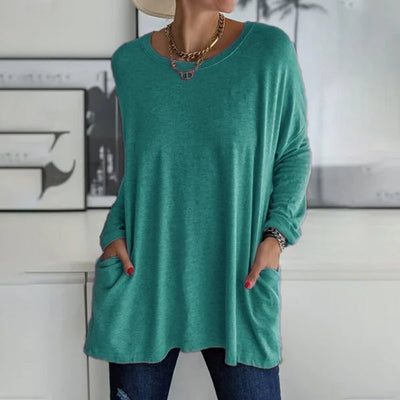 Aelira | Relaxed Long Sleeve Top
