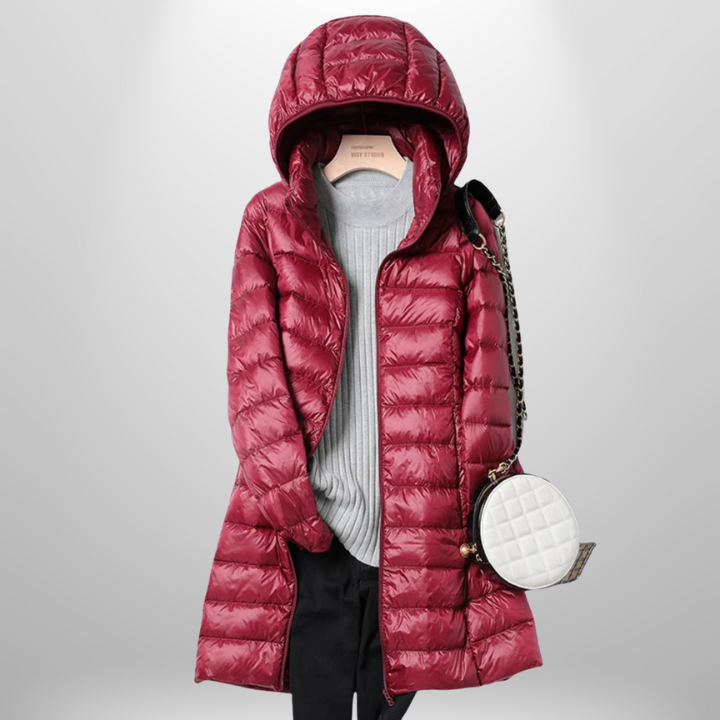 Ivy | Ultra-Light Down Jacket With Detachable Hood