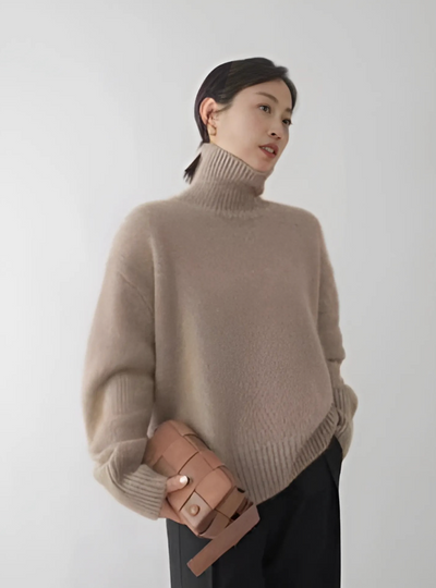 LOTTIE™ | CASHMERE TURTLENECK JUMPER