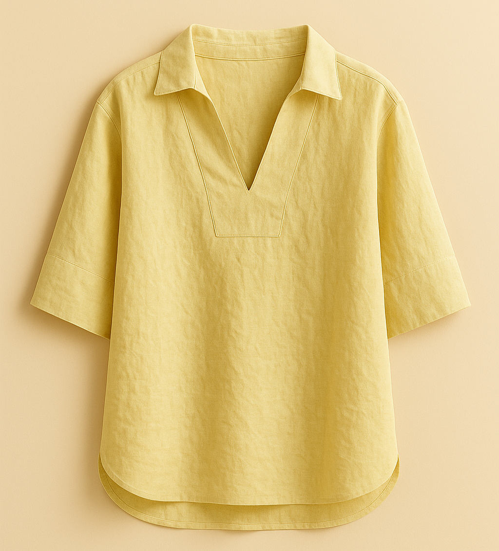 Surya | Elegant Linen Blouse