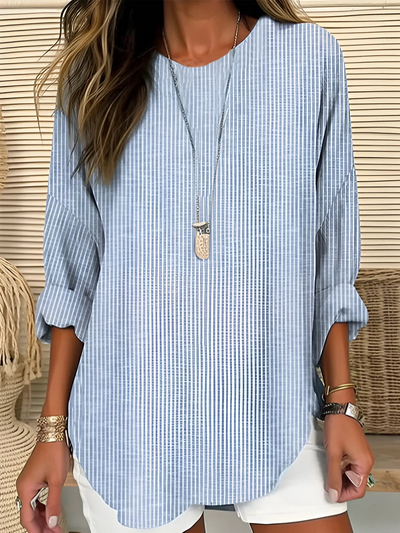 Rita | Trendy Striped Blouse