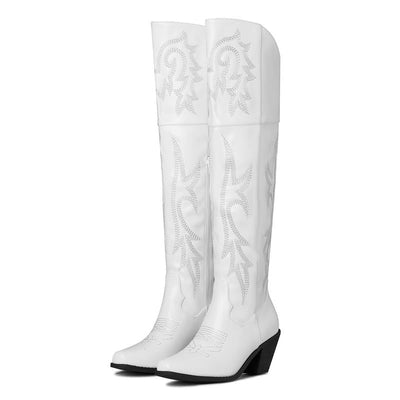 Amelia | Timeless Over-the-Knee Western Boots