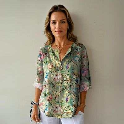 GILLIE – VINTAGE-INSPIRED BLOUSE