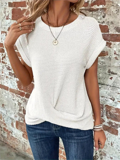 Lisa | Women's Blouse Elegant Round Neck Design